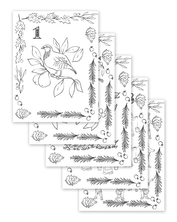 180 COLORING PAGES E-Book