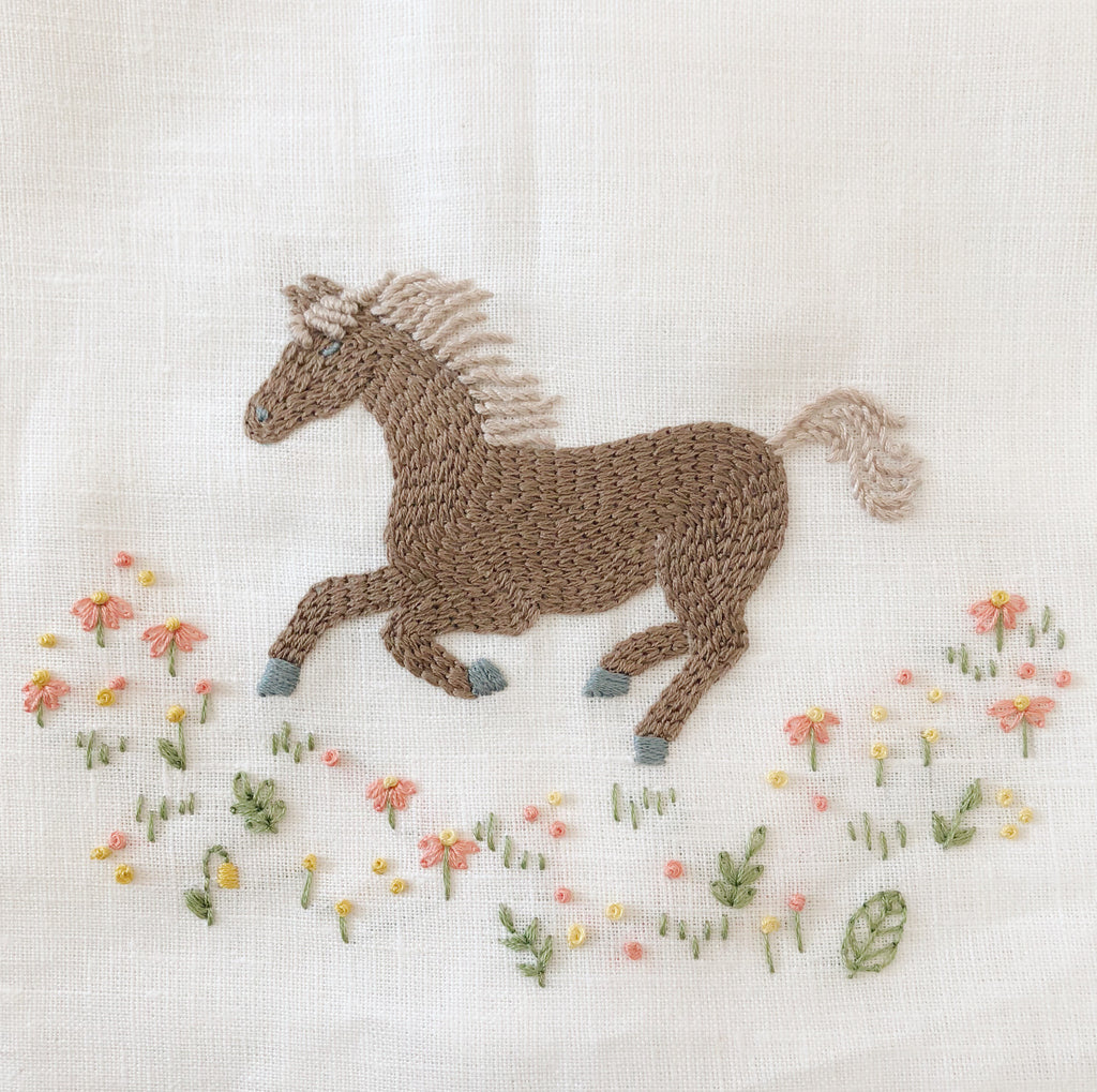 Wild Horse Embroidery Pattern
