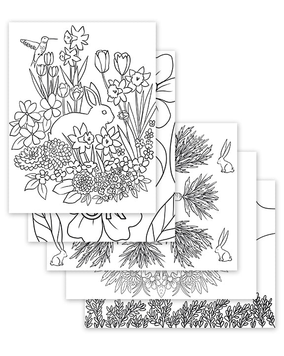 180 COLORING PAGES E-Book