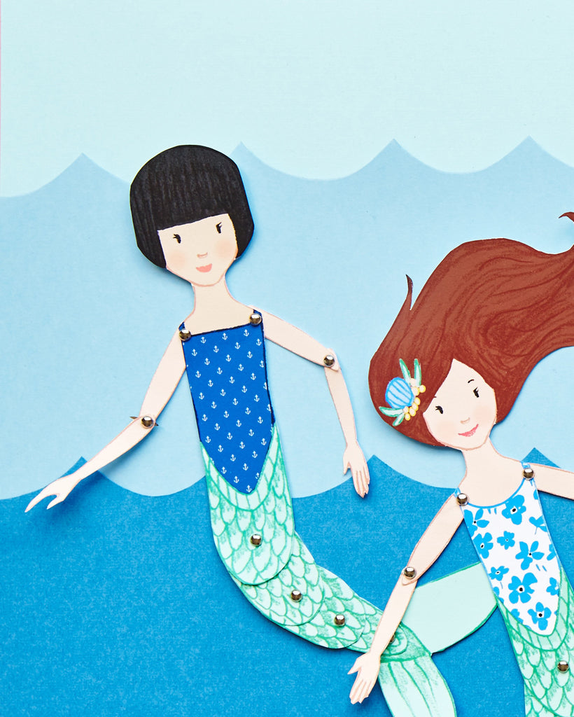 Mermaid Paper Puppets
