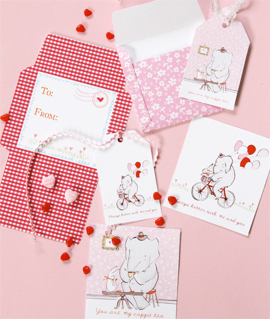 Valentines - PDF Printable Set